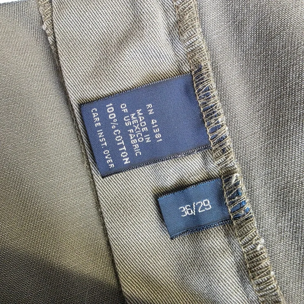 Polo Ralph Lauren‎ Andrew Pant Mens 36x28 Gray Pleated Cotton Chino Trousers